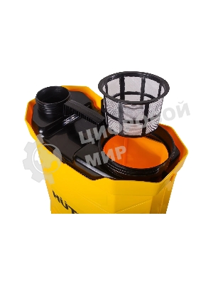 Опрыскиватель Huter SP SP-10AC аккум. ранц. 10л желтый/черный (70/13/52)