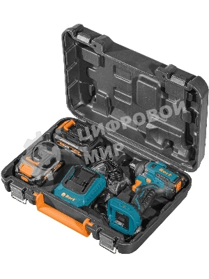 Гайковерт аккумуляторный Bort BSR-21U (2х4АЧ+ЗУ) 93418477 800 Нм, 0-2700 об/мин, акб Li-Ion, аккумуляторная система Makita 18V LXT 18 В, вес 1.4 кг