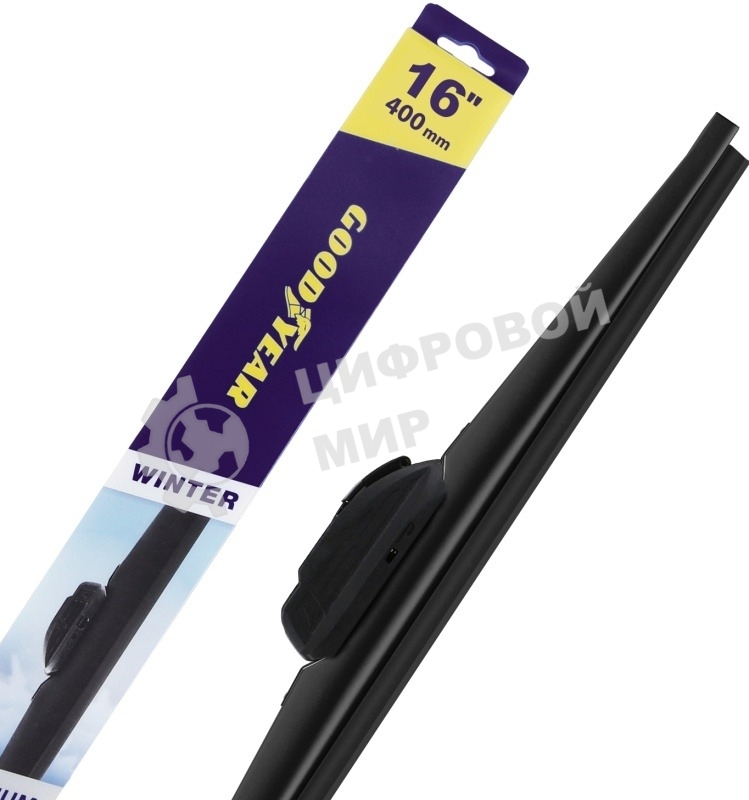Щетка стеклоочистителя GOODYEAR GY005316 Winter Premium 16''/40 см, 9 переходников