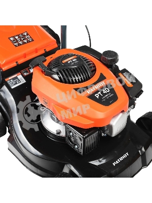Газонокосилка бензиновая PATRIOT PT 40, 130сс, 3,5 л.с., 40 см, 35л. трав., пластик. дека,