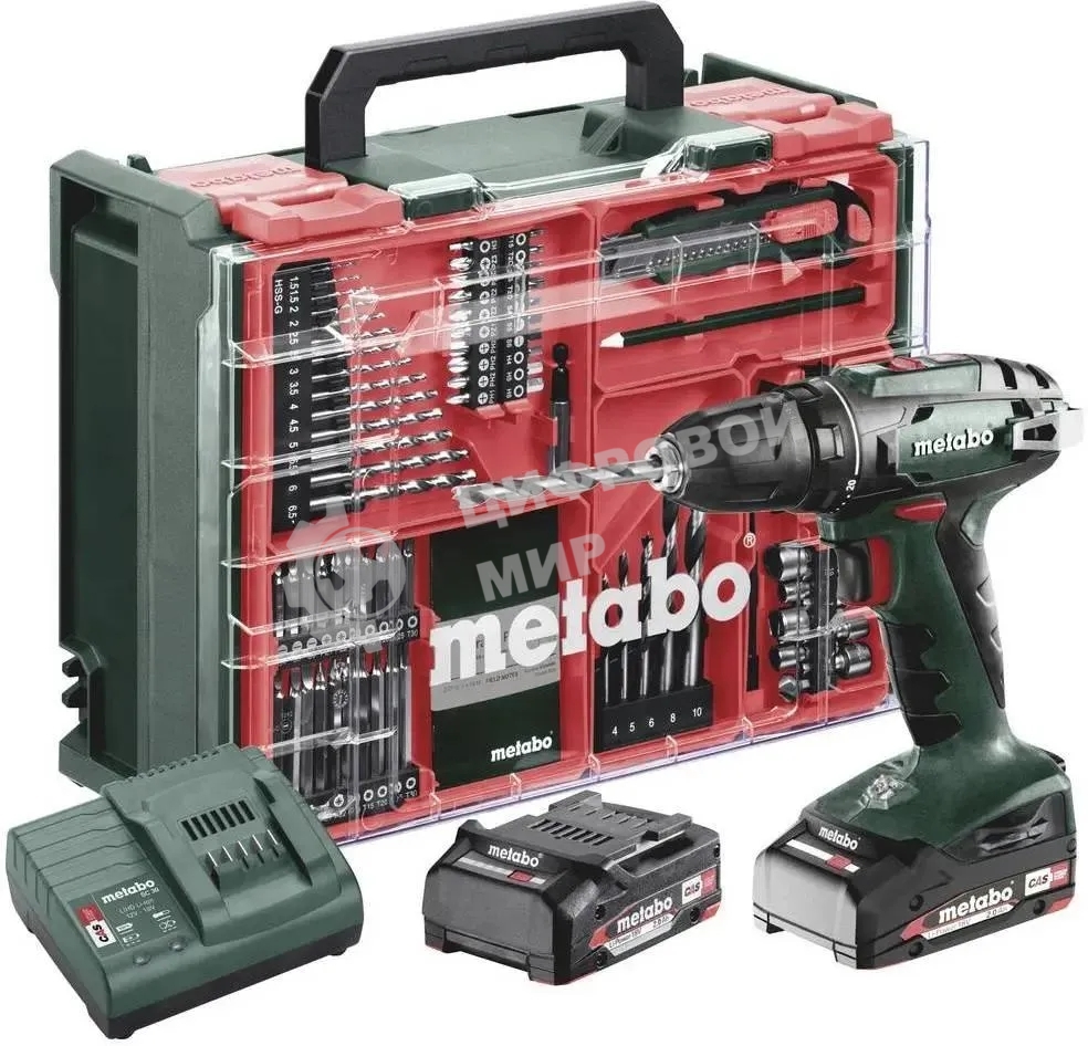 Дрель ударная Metabo BS 18 Set патрон:быстрозажимной реверс (кейс в комплекте) (602207710)