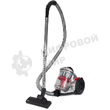 Пылесос Hyundai HYV-C2950 черный/красный, 380/2400 Вт, уборка сухая, пылесборник контейнер 3.5 л