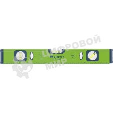 Уровень алюминиевый Сибртех УС-1,0-400, фрезерованный, 3 глазка, 400 мм