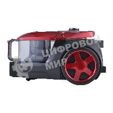 Пылесос Willmark VC-2630CYM ярко-красный, 450/2000 Вт, уборка сухая, пылесборник контейнер 2.5 л