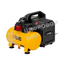 Компрессор Denzel DLS750/6 безмасляный малошумный 750 Вт, 140 л/мин,ресивер 6 л