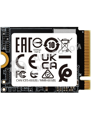 Накопитель SSD ADATA XPG GAMMIX S55, 2000 Gb, PCIe 4.0 x4, M.2 2230, NVMe, R/W 5000/3200, без радиатора