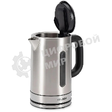 Чайник электрический Hyundai HYK-S2506 1.7 л, 2200 Вт, серебристый (корпус: металл)