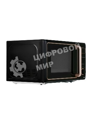 Микроволновая печь Centek CT-1565 черный, 20 л, 700 Вт, переключатели - кнопки, поворотный механизм