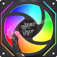 Вентилятор для корпуса Bloody BD-CF120ARGB5 LCD ARGB черный, 120 мм, 1600 об/мин, 26 дБ, 4 pin