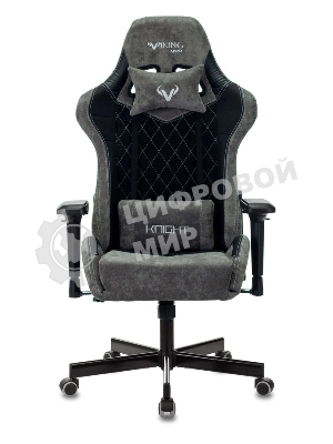 Кресло Бюрократ VIKING 7 KNIGHT B FABRIC черный, ткань, 120 кг, механизм качания