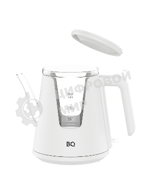 Чайник электрический BQ KT0046DW белый, 2200 Вт, 1л