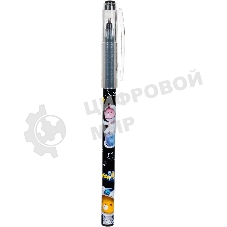 Ручка гелевая Deli Mong Kicks EG31-BK черная, черные чернила, линия 0.5мм