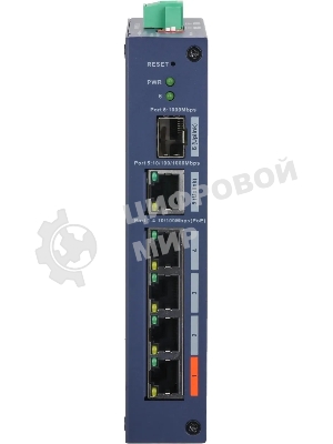 Коммутатор Dahua DH-CHS4106-4ET-60 4x100 Мбит/с 1x1 Гбит/с управляемый