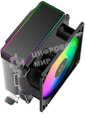 Кулер для процессора Ocypus Gamma A20 BK ARGB, 92mm FARGB FAN, Top FARGB Panel, 2 HEAT PIPES, 3-PIN, 1900 RPM, 21DBA, HYDRO BEARING, LGA115X/1200/1700/18XX, AM4/AM5