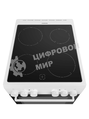 Плита электрическая Maunfeld MEC55CW07 белый, конфорок 4 шт, духовка 60 л, 50 см x 85 см x 60 см