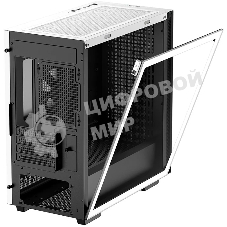 Компьютерный корпус Deepcool CH370 белый без БП mATX 1x120мм 1xUSB 2.0 1xUSB 3.0 audio bott PSU