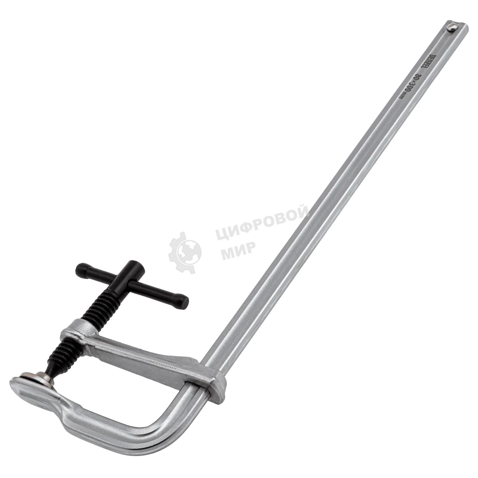 Струбцина Denzel F-образная, 80x300 мм, кованая