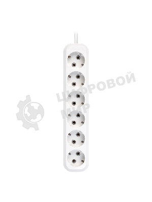 Удлинитель Smartbuy, 6 гнезд 7 метров 16А/3,5 кВт с заземлением ПВС 3х1,0 (SBE-16-6-07-Z)