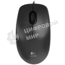 Мышь проводная Logitech M90 черный/серый, 1000 dpi, USB, кнопки - 3
