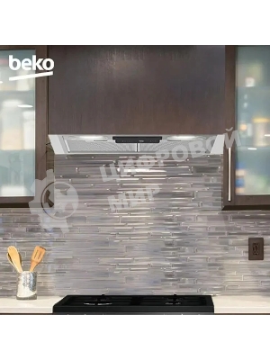 Вытяжка встраиваемая Beko HNU51311SH серебристый, 53 см, 381 куб. м/ч, 61 дБ