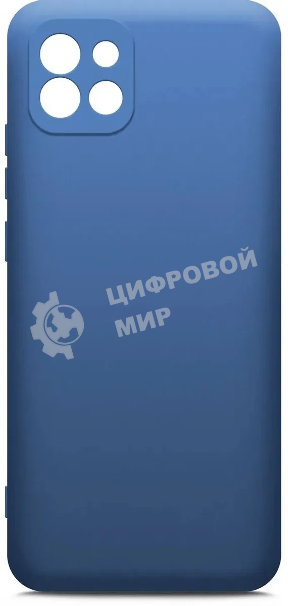 Чехол (клип-кейс) BoraSCO Microfiber Case для Samsung Galaxy A03 синий