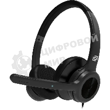 Гарнитура Oklick HS-L800 чёрный, проводная, USB