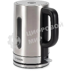 Чайник электрический Hyundai HYK-S2506 1.7 л, 2200 Вт, серебристый (корпус: металл)