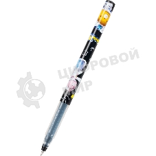 Ручка гелевая Deli Mong Kicks EG31-BK черная, черные чернила, линия 0.5мм