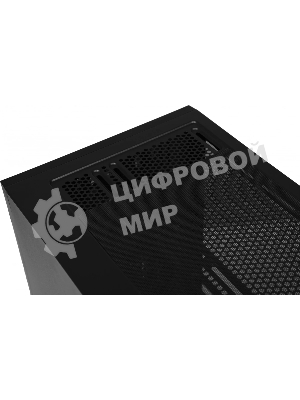 Корпус Formula V Line TimberLine T0 Black, ATX, wood+plastic front, TYPE-C*1, USB3.0*2, FRONT 3x120мм FRGB, REAR 1x120мм FRGB