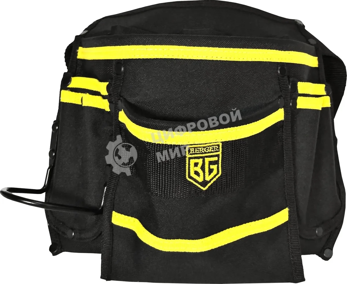 Сумка поясная для инструментов BERGER ЛЕНС BG1197 на пояс 11 карманов