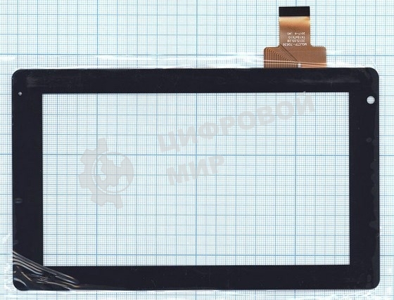 Сенсорное стекло (тачскрин) MGLCTP-70636. черное