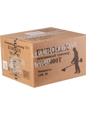 Бензиновый триммер Eurolux TR-1000T 70/2/15 2-х такт,1 кВт, ширина 255мм, бак 700мл, 7 кг