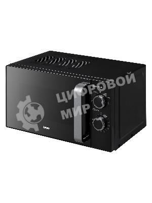 Микроволновая печь BBK 20MWS-776M/B-M черный, 20 л, 700 Вт, переключатели - поворотный механизм