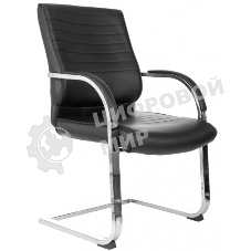 Кресло компьютерное Бюрократ T-8010-LOW-V/BLACK черный, искусственная кожа