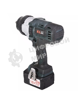 Профессиональный бесщеточный гайковерт аккумуляторный KLPRO KLSS18BHX-50 (18В, Li-ion-2шт, 5.0Ач, 800Нм, 2 скорости, подсветка,З/У,в кейсе)