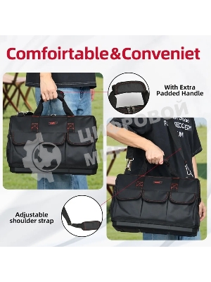 Сумка для инструментов Deli DL430901 Black Edition