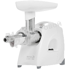 Мясорубка электрическая Аксион М641.02 белый, 2000 Вт, 3 кг/мин, реверс, защита от перегрузки, насадки - 6