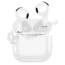 Наушники TWS Borofone BW83 белый, вкладыши, Bluetooth, до 4 ч