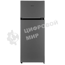 Холодильник Kraft KF-DF340S серебристый двухкамерный 164/41л морозилка сверху