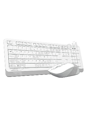Комплект клавиатура+мышь A4Tech FStyler FG1010S беспроводной, USB, 2000 DPI, белый/серый