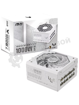 Блок питания ASUS TUF-GAMING-1000G-WHITE,PSU, CE+UK (90YE00S5-B0NA00) белый