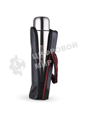 Термос Diolex DX-1000-B 1000 мл, с узкимгорлом, в чехле, нержавеющая сталь