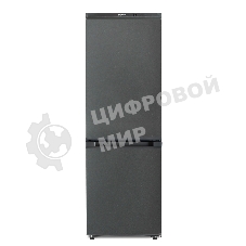 Холодильник Бирюса W418 графит двухкамерный 125/55л морозилка снизу