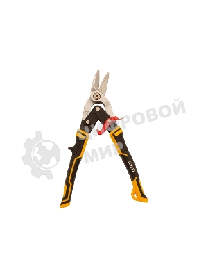 Ножницы по металлу Denzel 270 мм, прямой и левый рез,сталь-СrMo, трехкомп.рук-ки