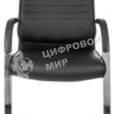 Кресло компьютерное Бюрократ T-8010-LOW-V/BLACK черный, искусственная кожа