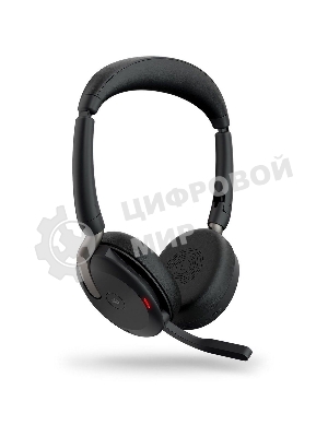 Гарнитура Jabra Evolve2 65 Flex чёрный, беспроводная, Bluetooth, до 32 ч