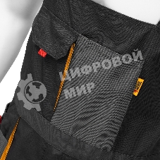 Полукомбинезон профессиональный рабочий Denzel 65% полиэстер 35% хлопок, M