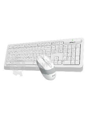 Комплект клавиатура+мышь A4Tech FStyler FG1010S беспроводной, USB, 2000 DPI, белый/серый