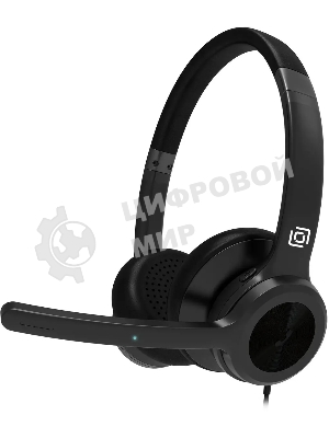 Гарнитура Oklick HS-L800 чёрный, проводная, USB