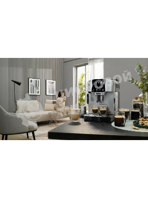 Кофемашина DeLonghi ECAM220.30.SB серебристо-черный, исп. кофе - зерновой/молотый, 1.8 л, 1450 Вт, 15 бар
